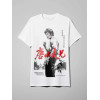 Tricou din bumbac cu hieroglife Bruce Lee